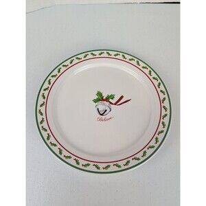 Hallmark Polar Express Christmas 10.125" Dinner Plate Believe Santa Sleigh Bell